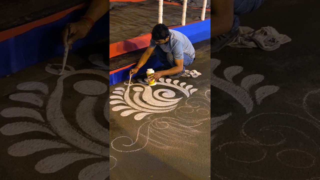 Subho Panchami #shorts #durgapuja #alpona