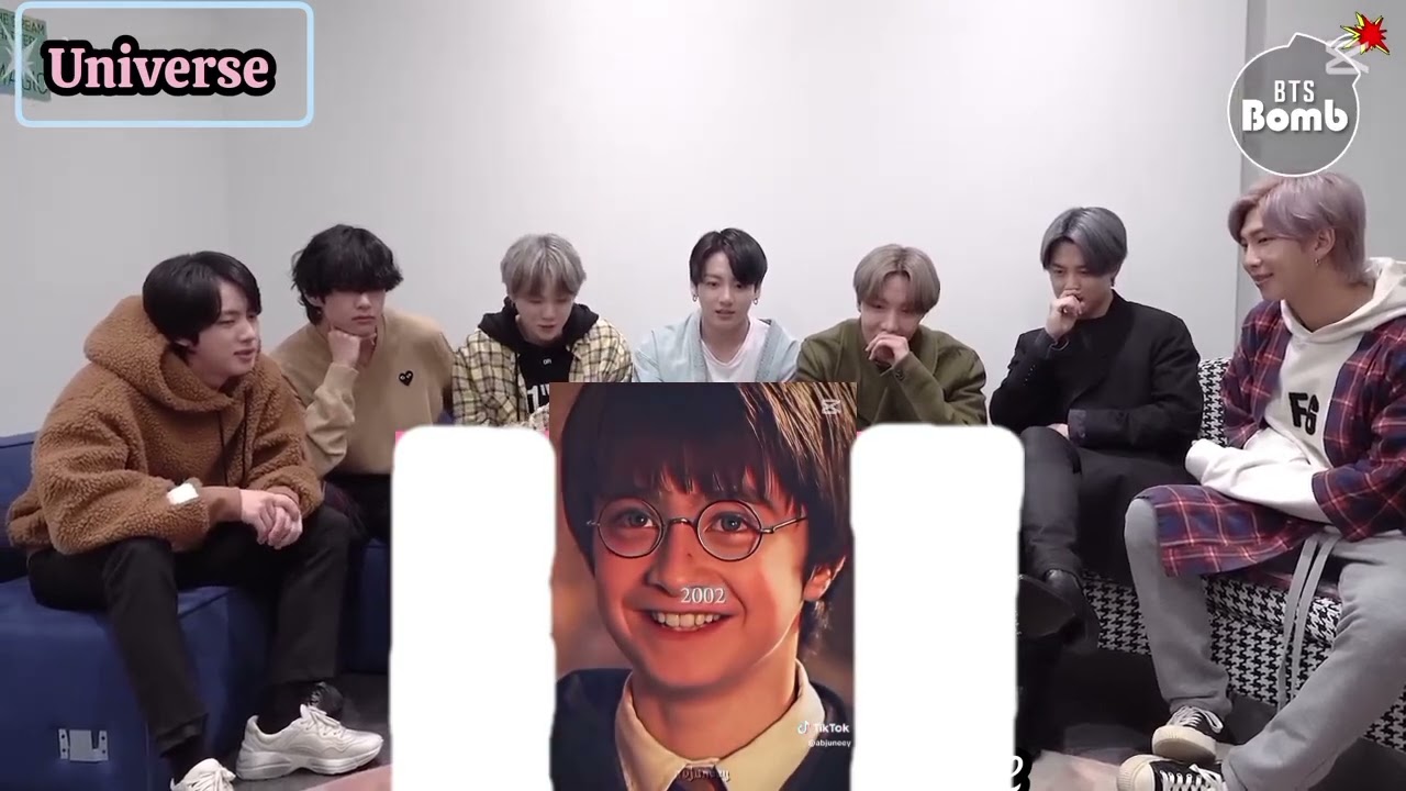 bts reaction harry potter