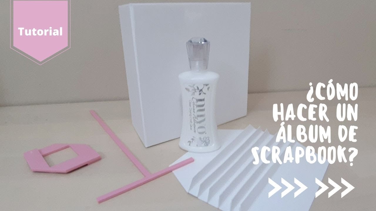 👉 COMO HACER UN ÁLBUM DE SCRAPBOOKING PASO A PASO - ENCUADERNACIÓN EN ESPINA