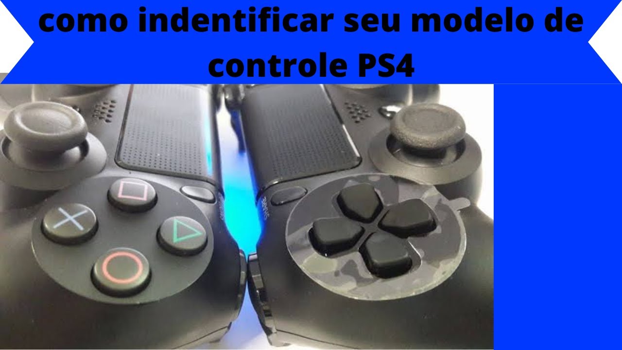 como indentificar seu modelo de controle PS4 e qual manta ou película de contato que vc deve usar.