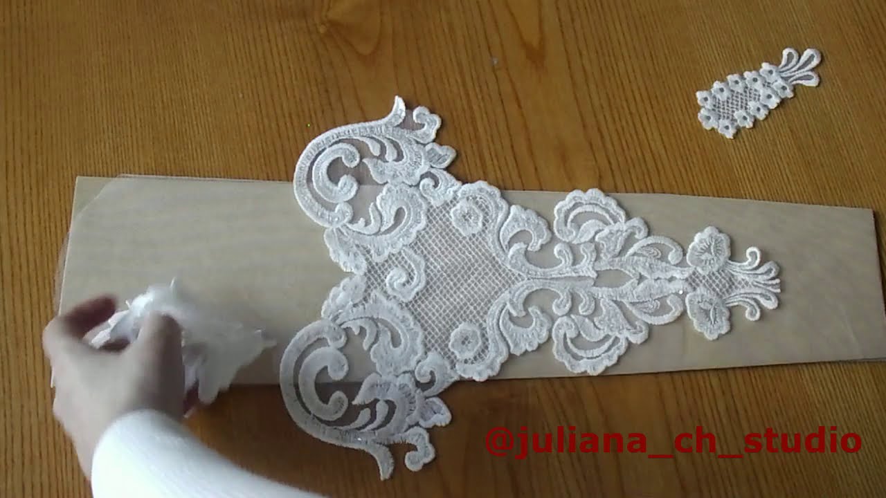 Прозрачные рукава с кружевами. МК.   Sheer lace sleeves.