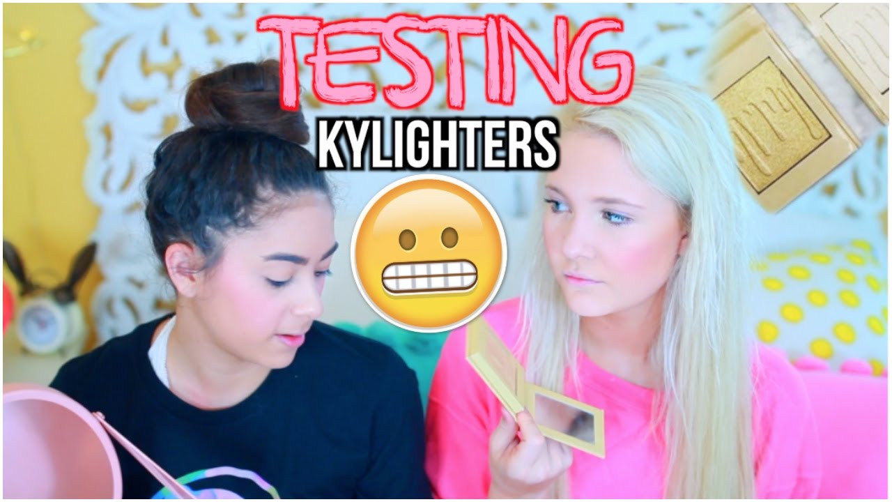 Testing KYLIE COSMETICS KYLIGHTERS!