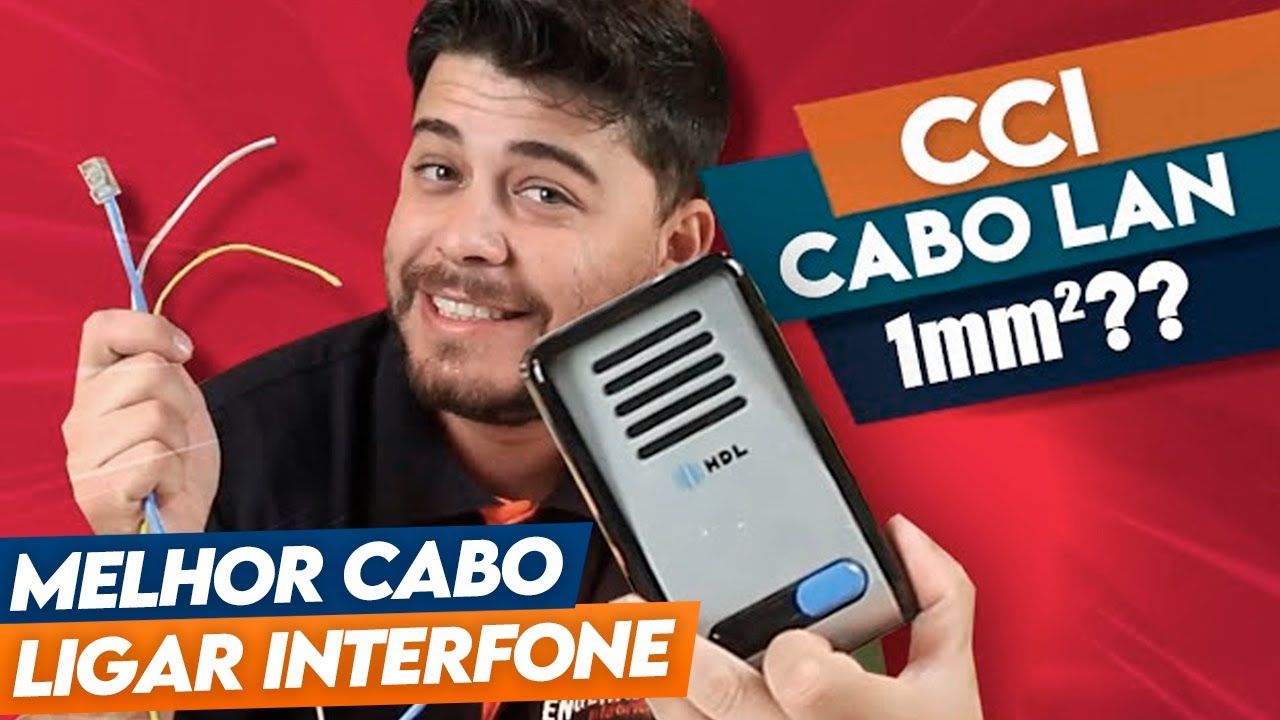 O MELHOR CABO para LIGAR INTERFONE