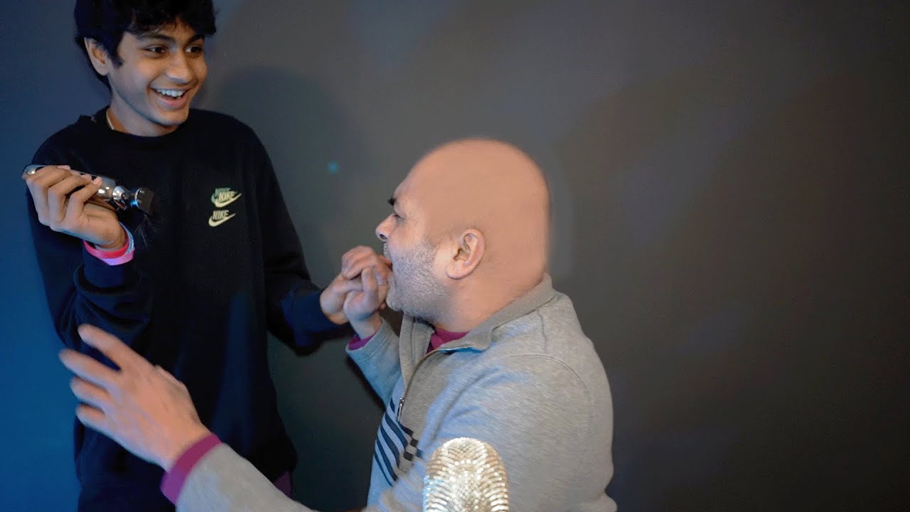I shaved my dads hair asmr