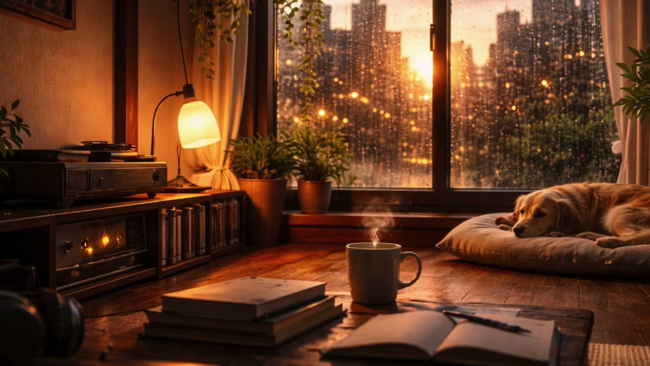 2 Hours of Lo-Fi Beats for Studying, Deep Focus & Early Morning Work | Cozy Room Ambience