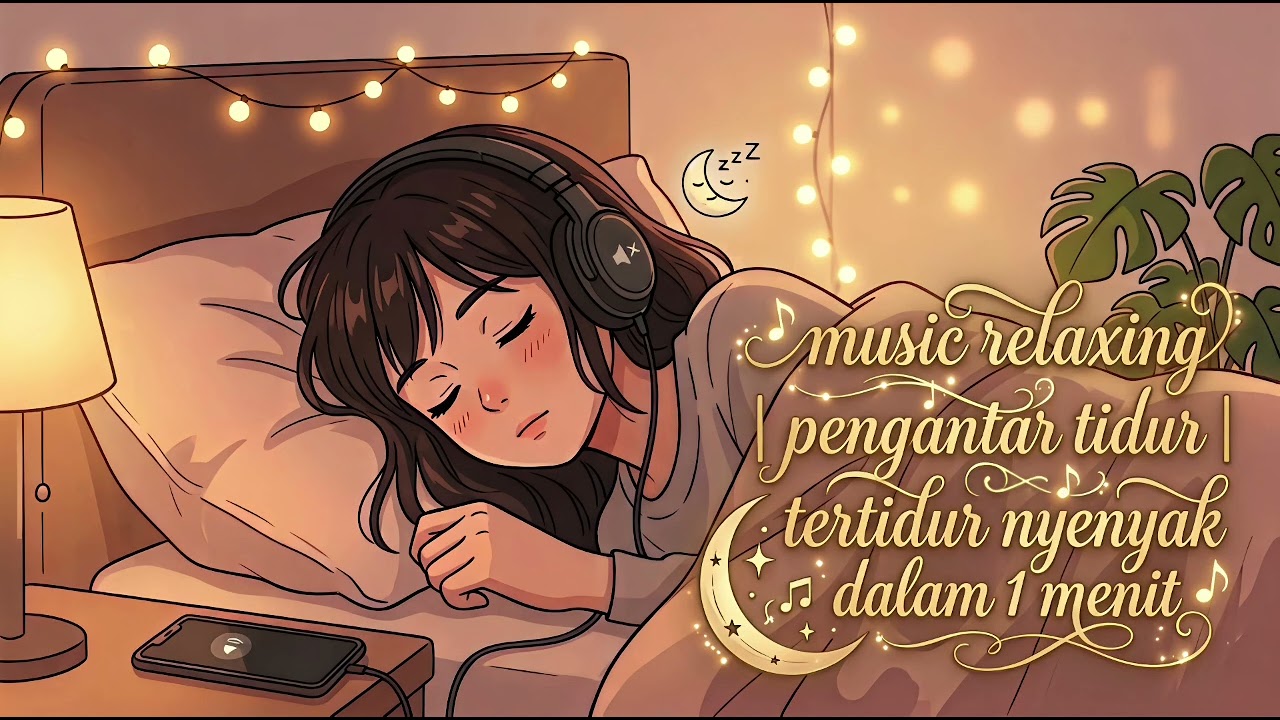 Music Relaxing | Pengantar tidur | tertidur nyenyak dalam 1 menit masuk kedalam mimpi indahmu