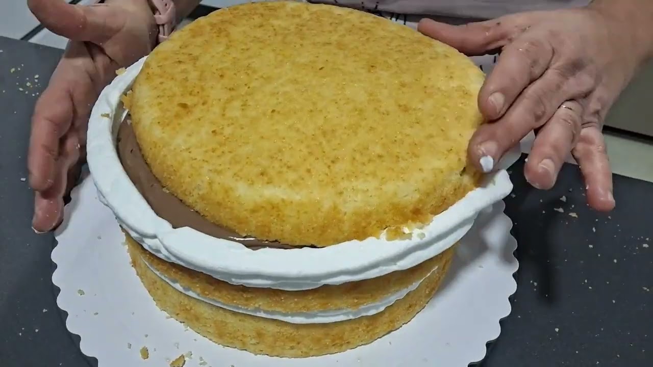 Montaje tarta Aitana y Claudia