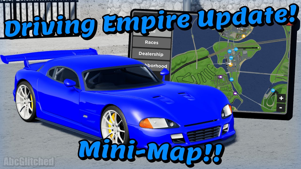Driving Empire Update! | Mini-Map!! - Roblox