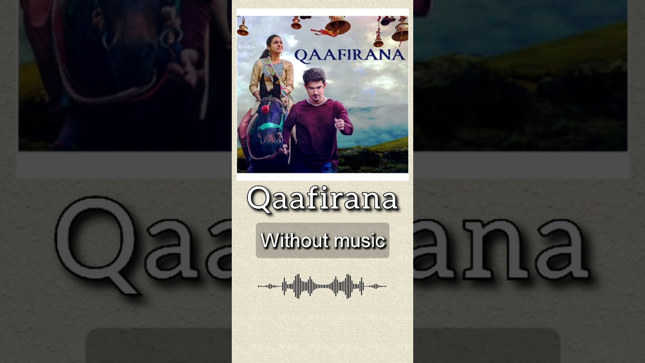 Qaafirana | Without music (only vocal)#qaafirana #arijitsingh #withoutmusic #onlyvocal