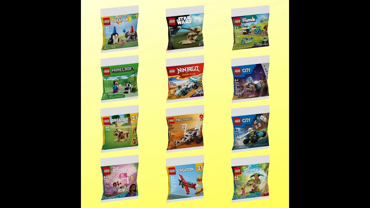 New LEGO&reg; polybags!