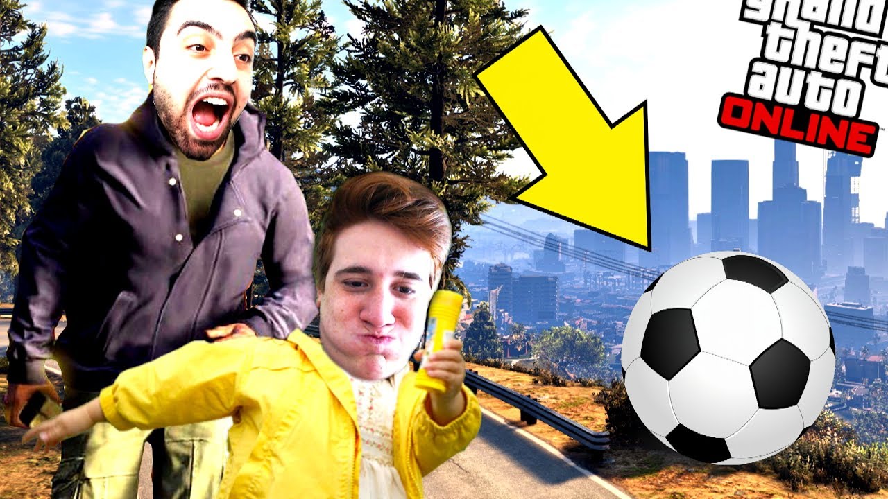 GTA 5 ONLINE ILK KEZ FUTBOL TOPU BULDUK ! OYNADIK ! TrollHayat