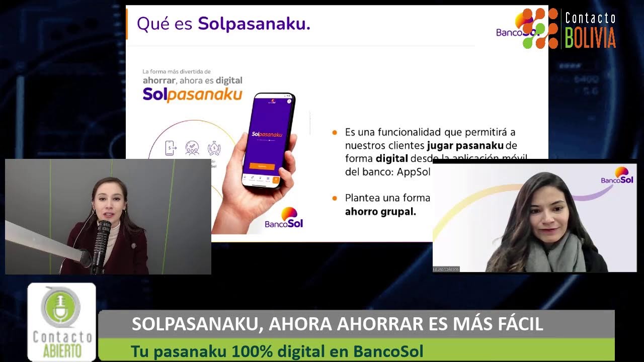 Tu pasanaku 100% digital en BancoSol. Solpasanaku, Ahora ahorrar es más fácil.