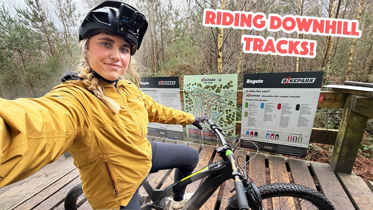 Downhill MTB laps at Rogate Bikepark!