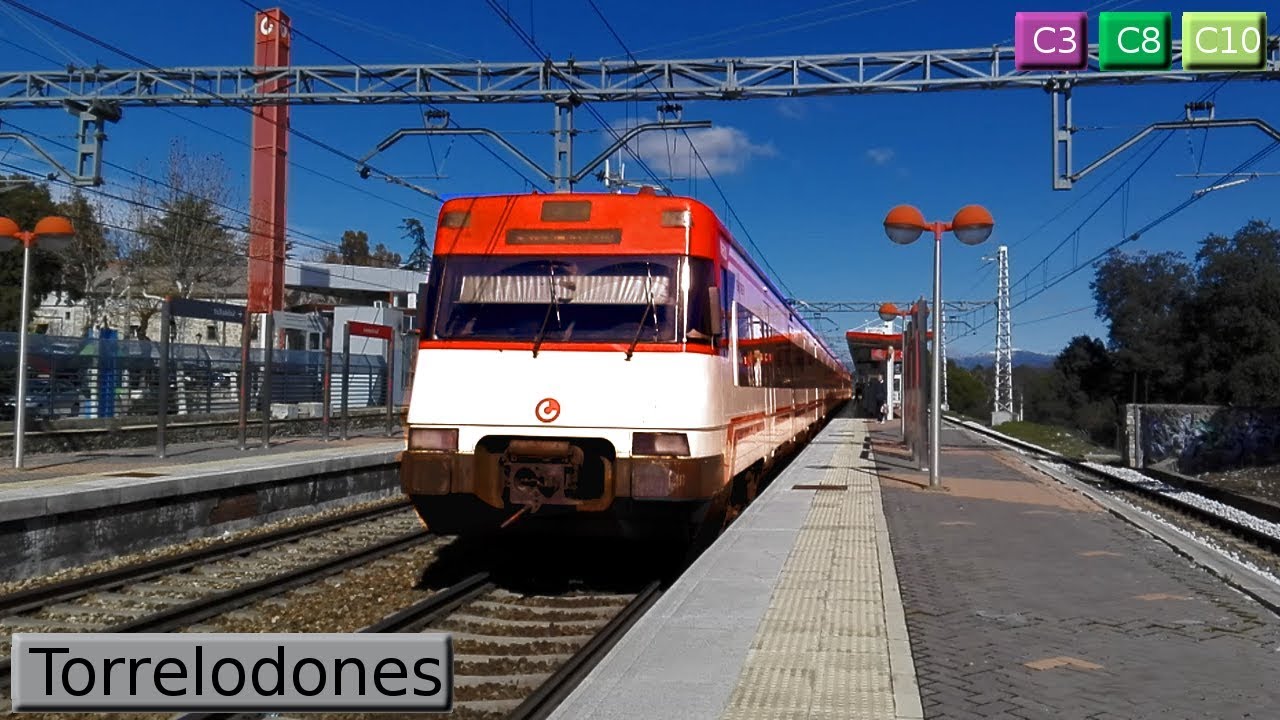Torrelodones C3 - C8 - C10 : Cercanías Мадрид ( ИНСЖД 251 - 450 - 599 - 446 )