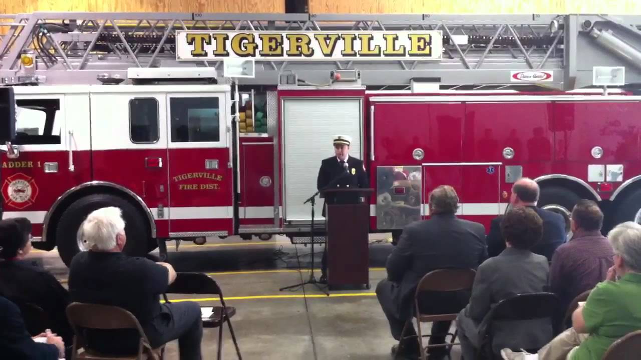 Tigerville Fire Department Ladder Truck Dedication