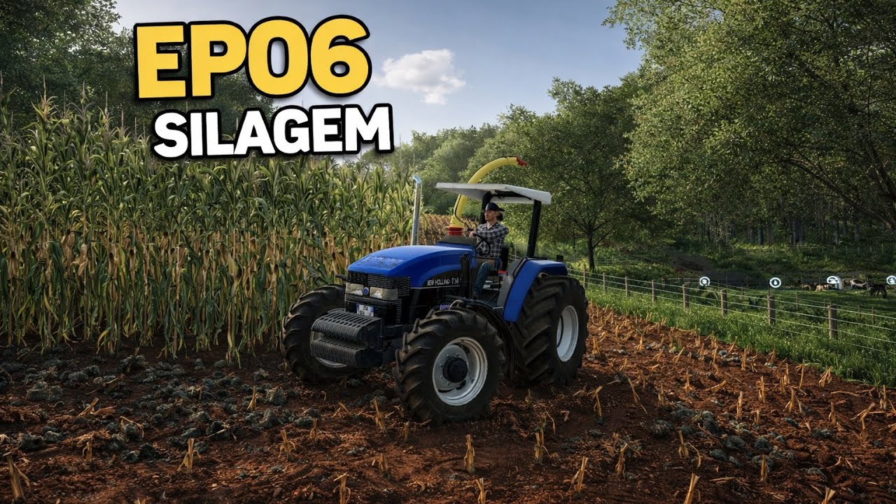 SÍTIO PIRAMBEIRAS ep 06 🌽 | Começando a Produção de Silagem | #Farming Simulator 22