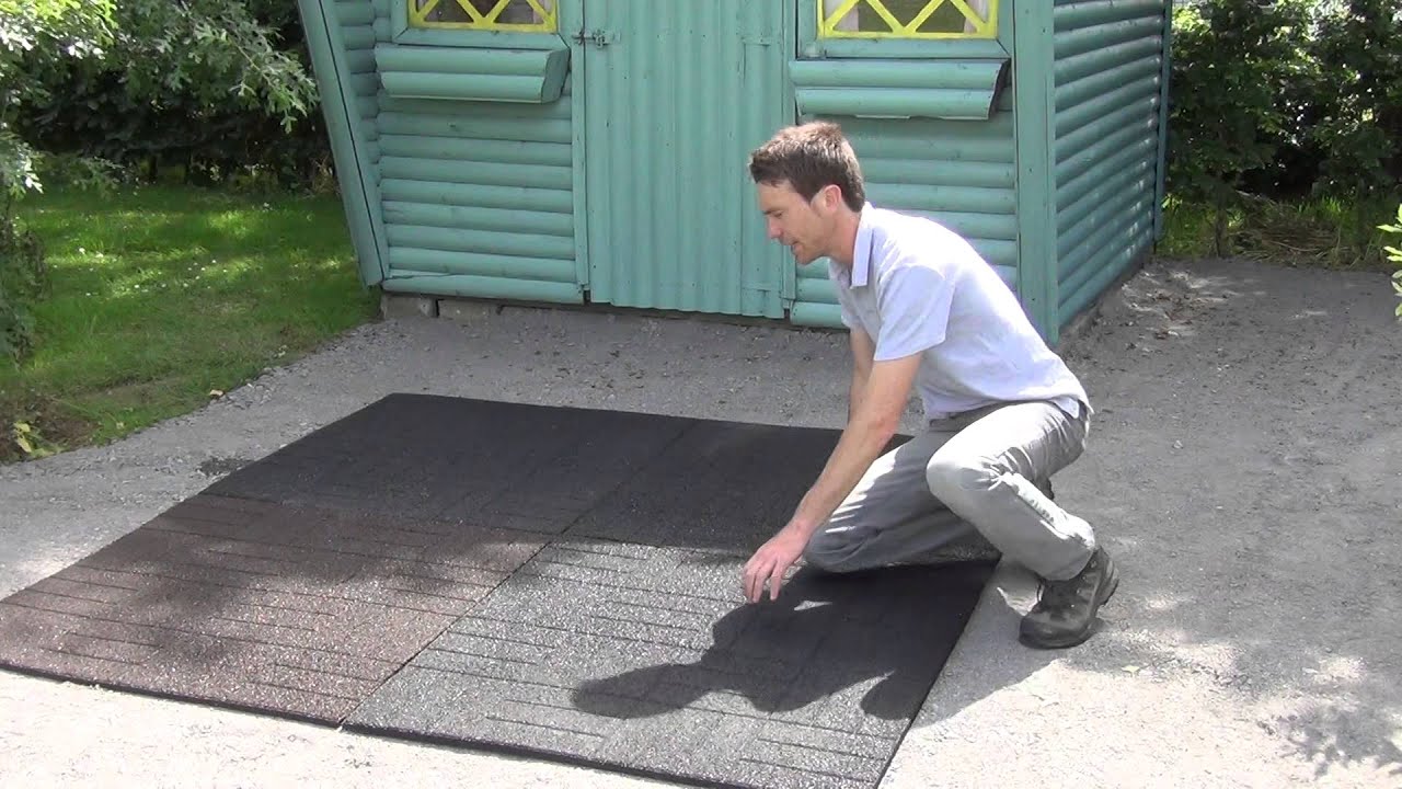 Rubber Patio Tiles