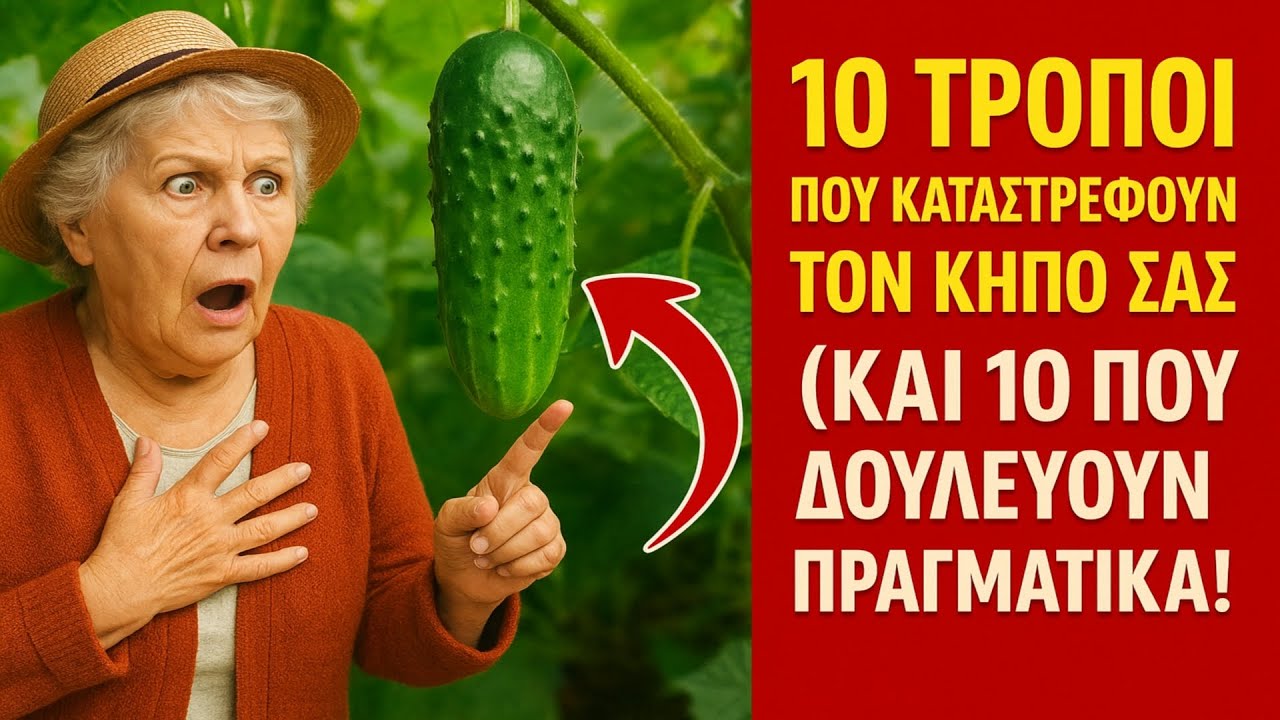 Συμβουλές της Γιαγιάς: 10 τρόποι που καταστρέφουν τον κήπο σας (ΚΑΙ 10 που ΔΟΥΛΕΥΟΥΝ ΠΡΑΓΜΑΤΙΚΑ!)