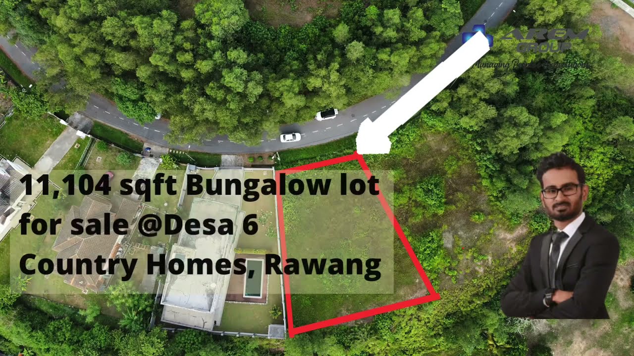 Bungalow lot for SALE | COUNTRY HOMES, RAWANG | DESA 6 RAWANG | LAND AGENT
