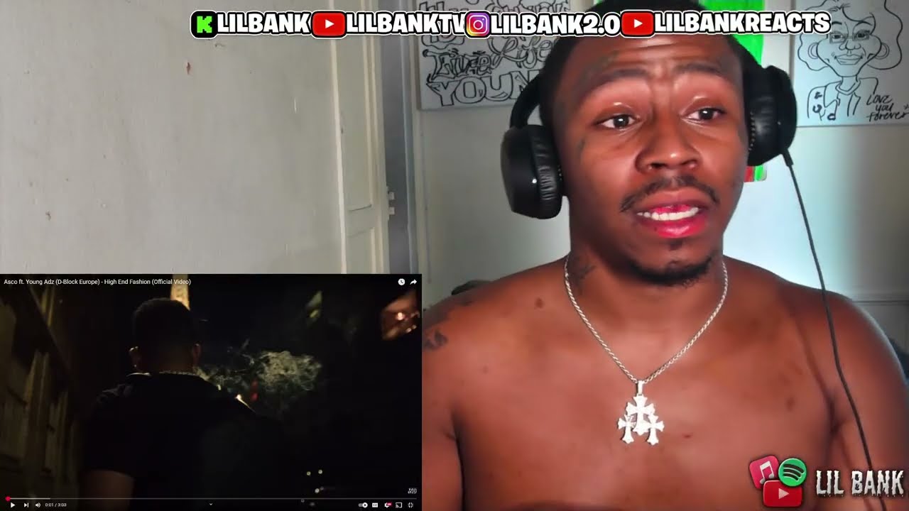 Asco ft. Young Adz (D-Block Europe) - High End Fashion (Official Video) (REACTION)