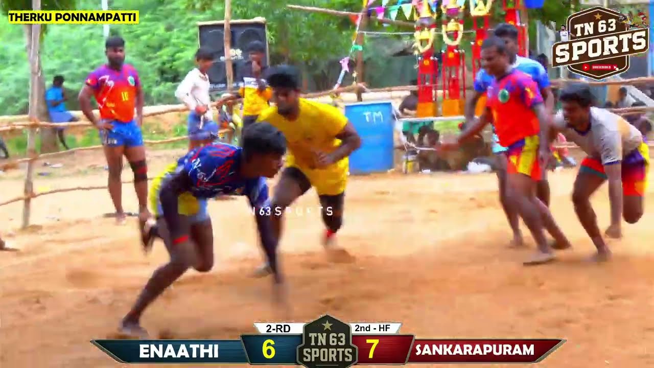 2nd RD -| SANKARAPURAM {VS} ENAATHI  - (THERKU PONNAMPATTI) KABADDI TOURANMENT-2025
