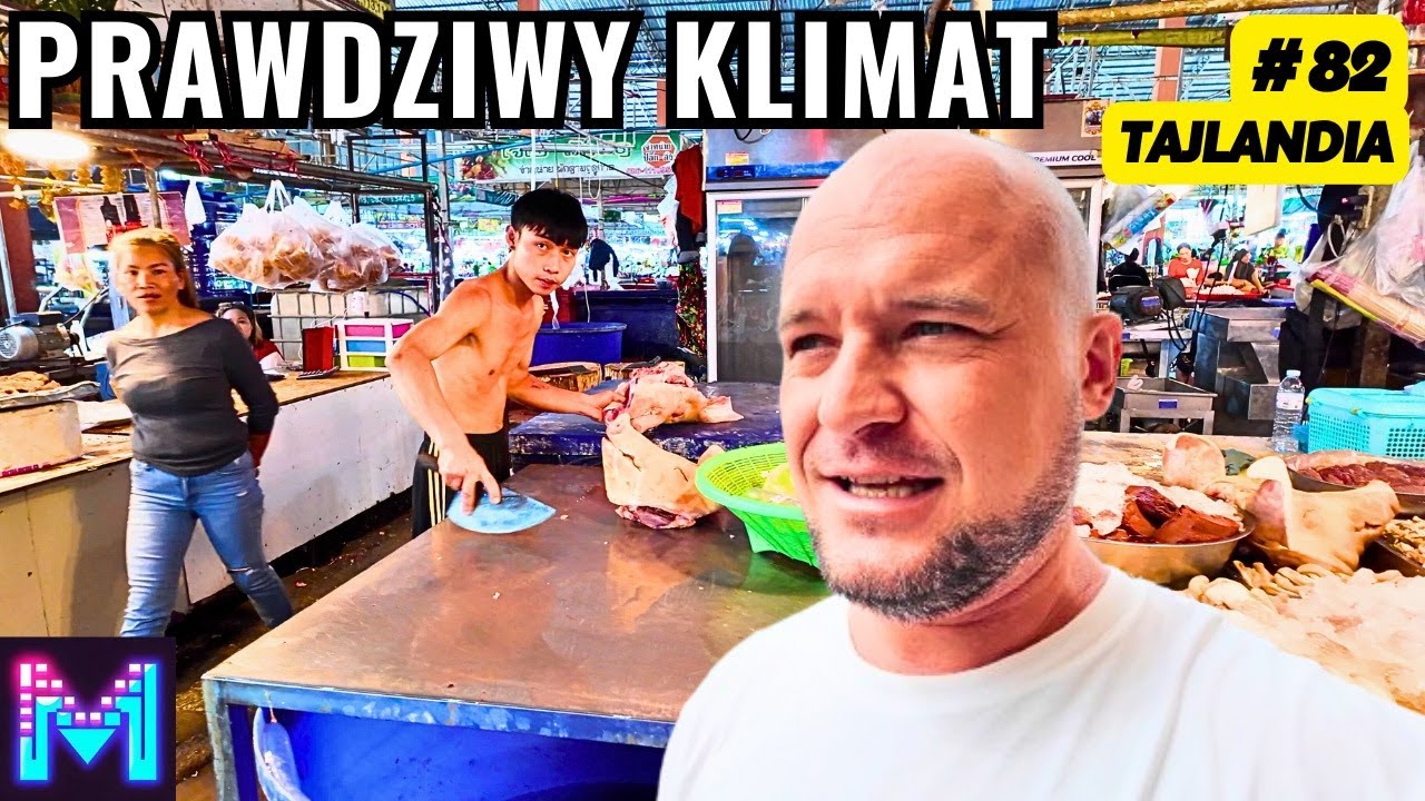 Ratanakorn Market Pattaya: Unikalna Atmosfera i Najlepsze Świeże Produkty 🌽🍉 | Tajlandia Vlog