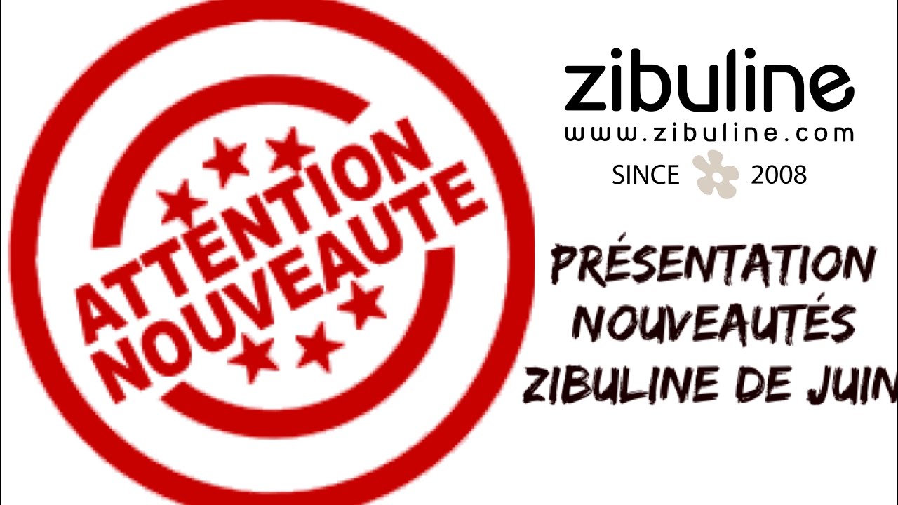 Présentation nouveautés scrapbooking Zibuline juin 2023 DT