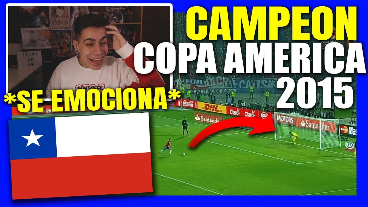 ¡ESPAÑOL REACCIONA *𝐏𝐎𝐑 𝐏𝐑𝐈𝐌𝐄𝐑𝐀 𝐕𝐄𝐙* a CHILE CAMPEÓN COPA AMÉRICA 2015 🏆 🇨🇱 (¡SE EMOCIONA!😱❤️)