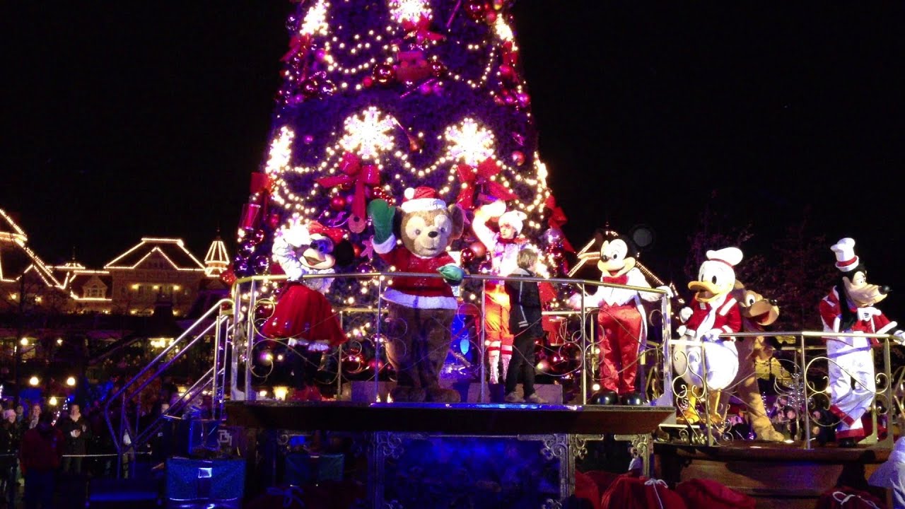 Disneyland Paris - Christmas Tree Lighting Ceremony - Christmas 2011 - HD Video