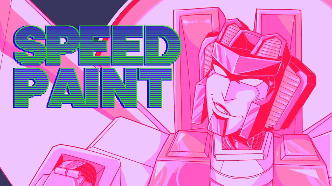 pinkscream!!! (transformers speedpaint)