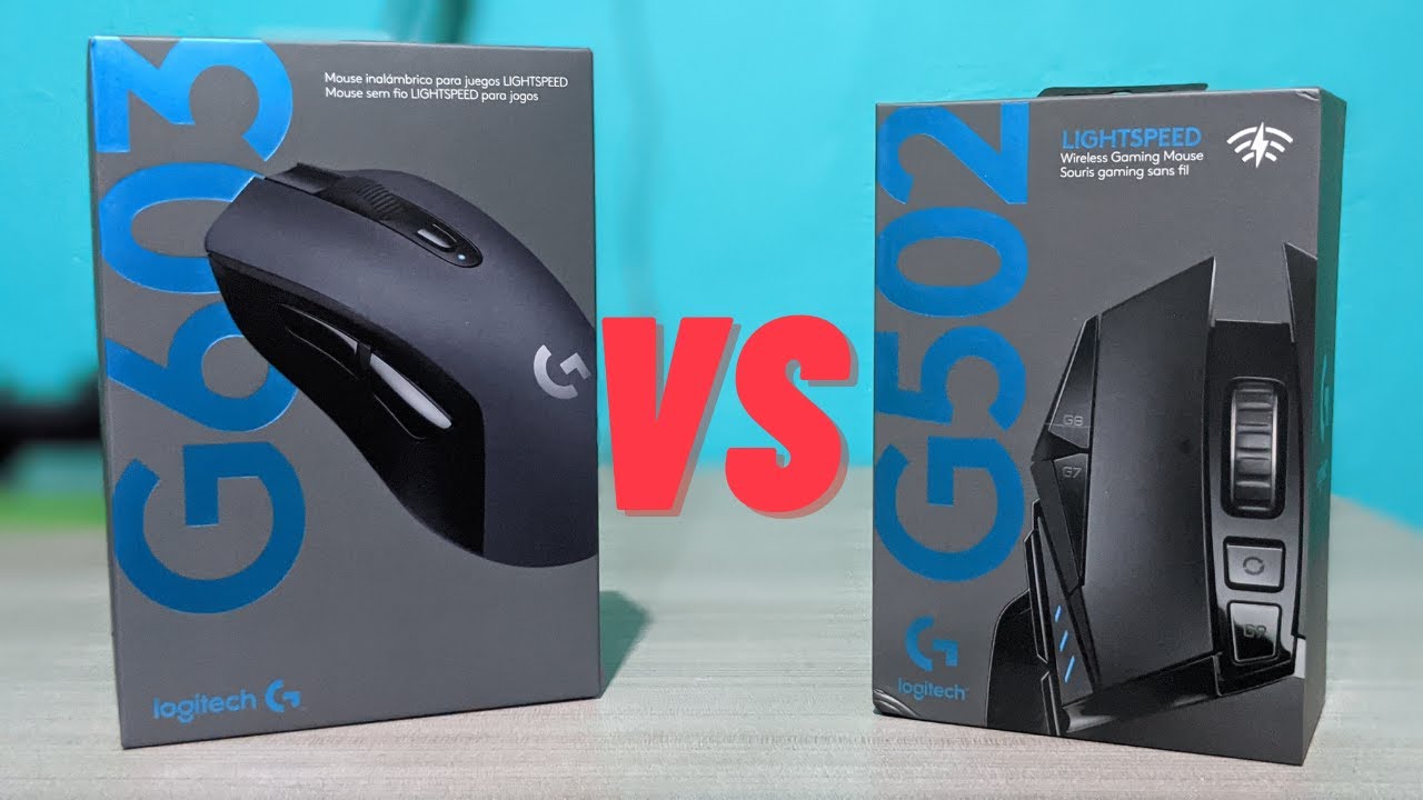 Análisis Logitech G502 vs G603