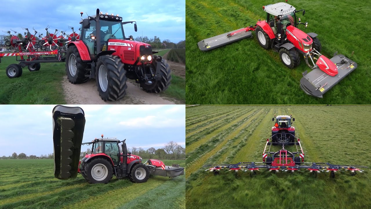 MF mowing silage