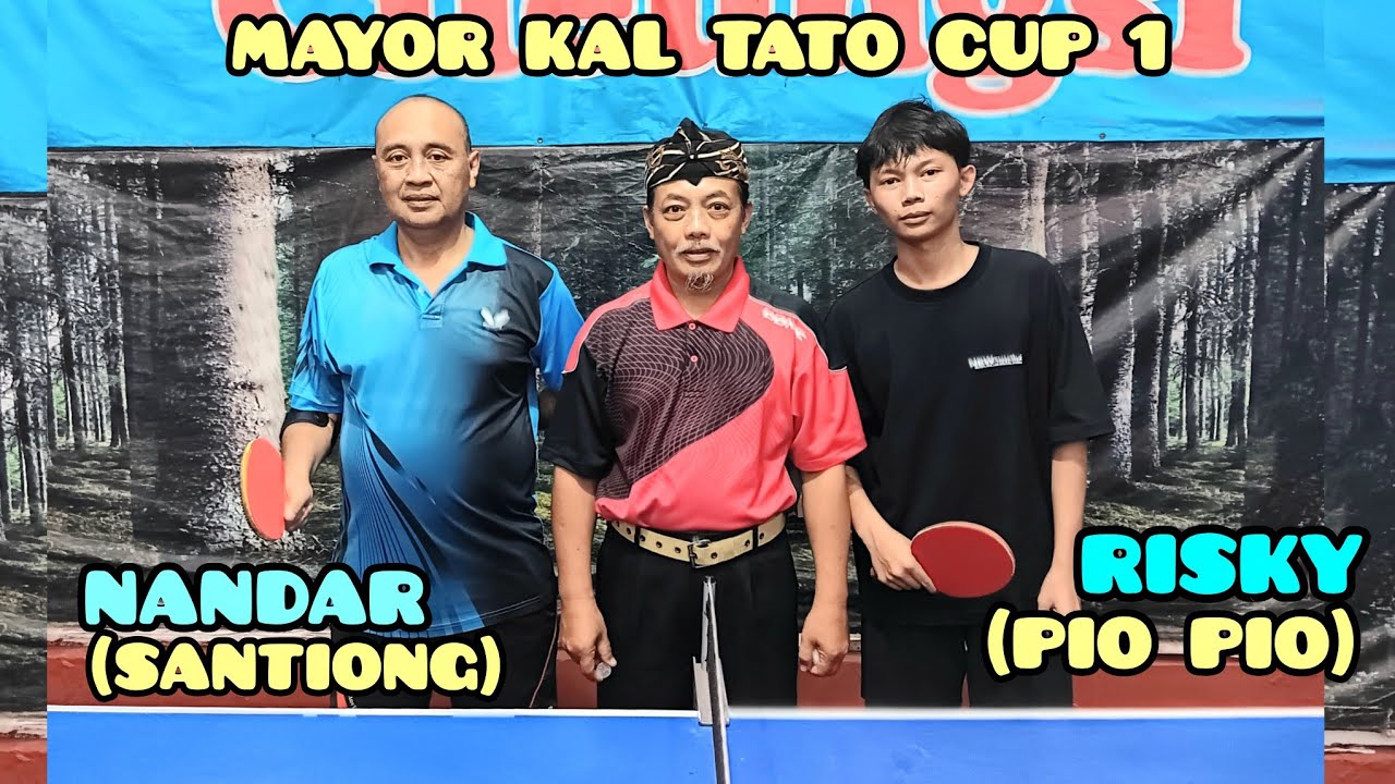 DI BOMBARDIR‼️Nandar (SANTIONG) 🆚 Risky (PIO PIO)||MAYOR KAL TARO CUP 1||GOR CENTRAL CILEUNGSI||