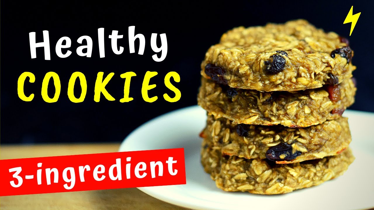 3-Ingredient Healthy Cookie Recipe