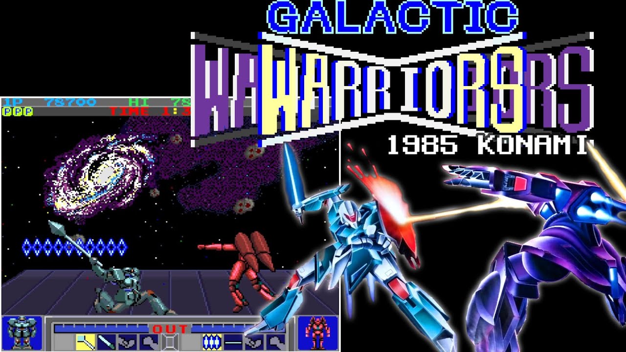 ギャラクティックウォーリアーズ 【3周まで】 Galactic Warriors 1985 Konami Arcade