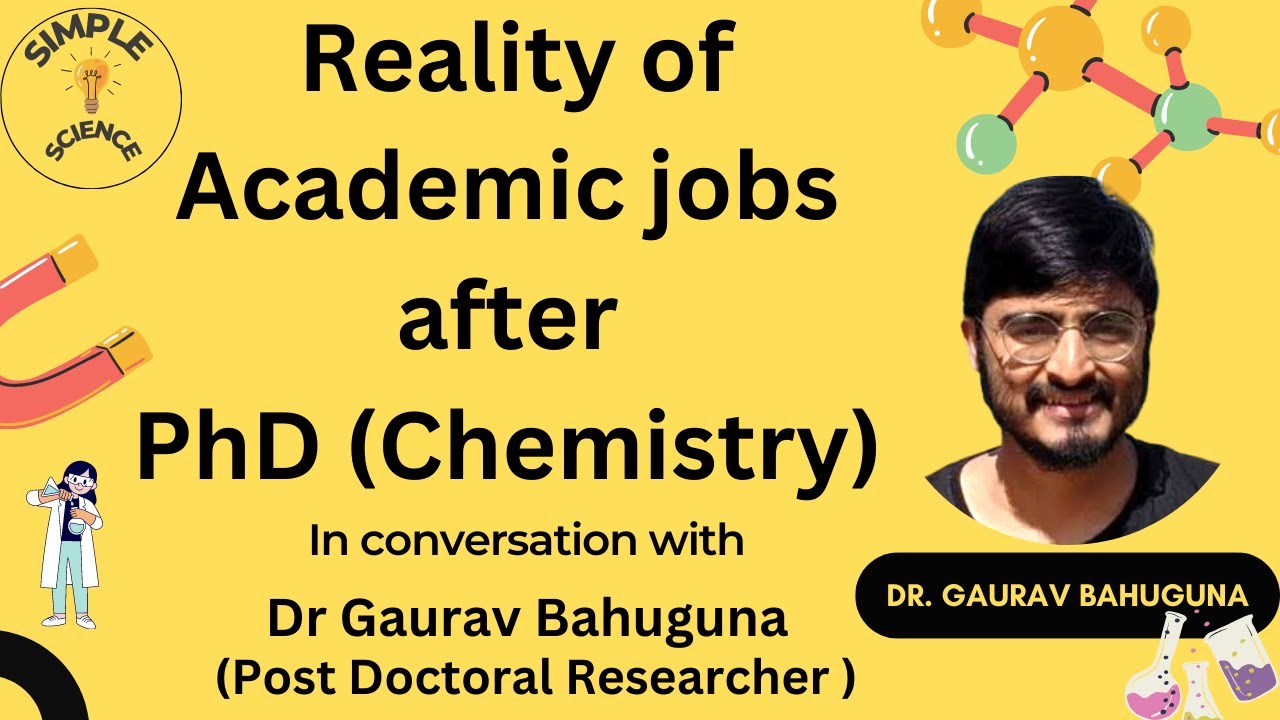 Reality of Jobs in India after PhD in Chemistry
