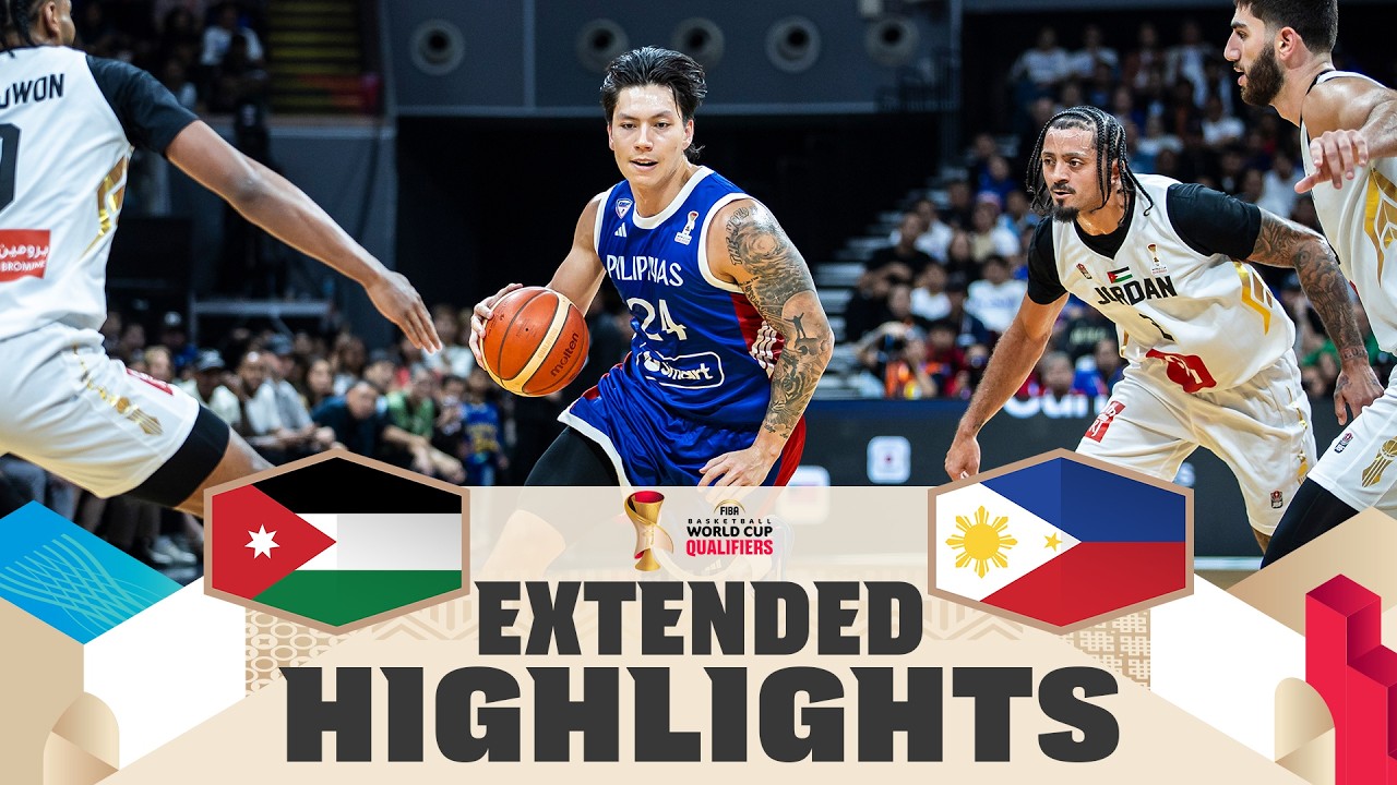 Jordan 🇯🇴 v Philippines 🇵🇭 | Extended Highlights | FIBA Basketball World Cup 2027 Asian Qualifiers