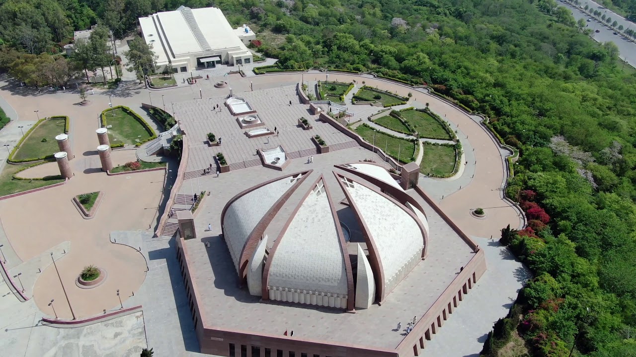 Pakistan Monument Drone Footage 4K
