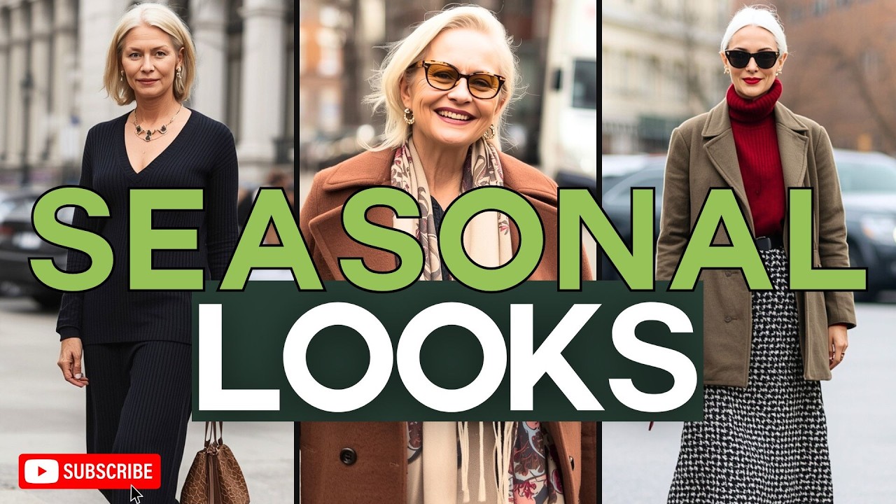 Quiet Luxury Transition 2026 | Timeless Outfits for Women 50+ (Cold → Mild)