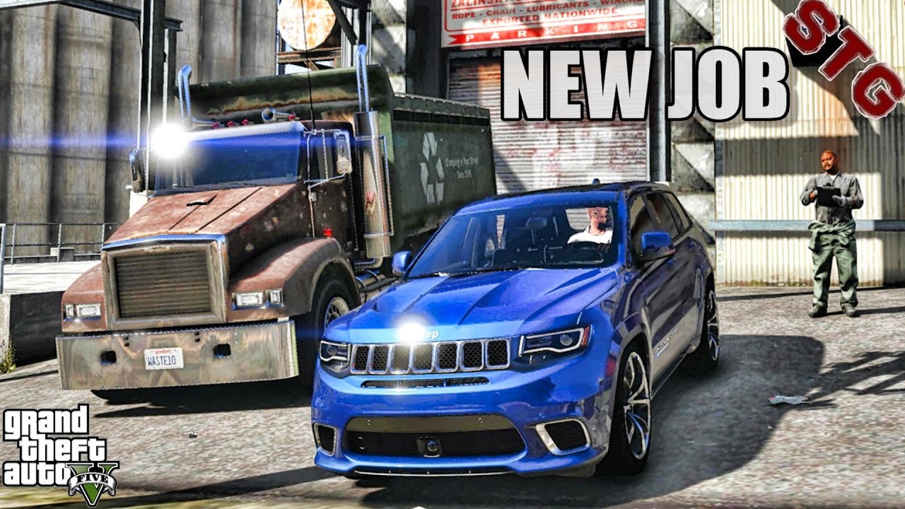 RETURNING THE JEEP GRAND CHEROKEE TRACKHAWK (GTA 5 NIKO REAL LIFE MODS )
