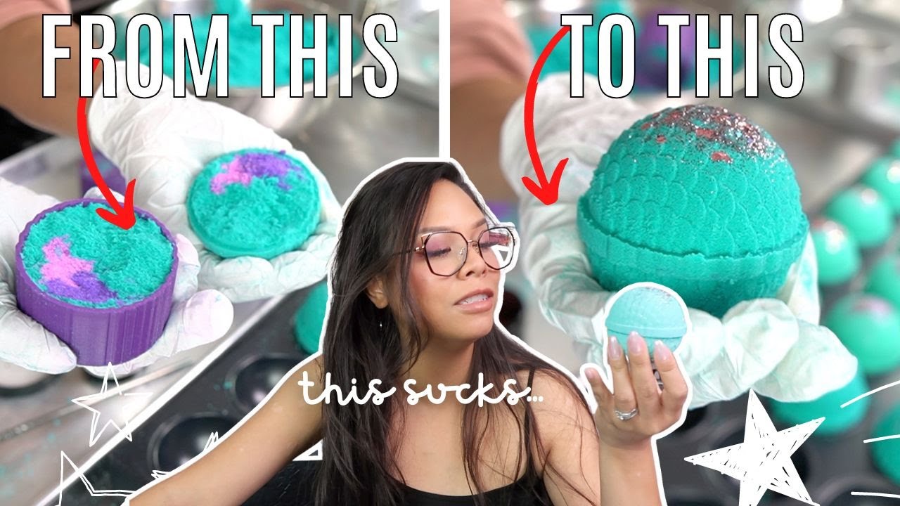 Struggling with Bath Bombs that Break in Half… and how I fix it