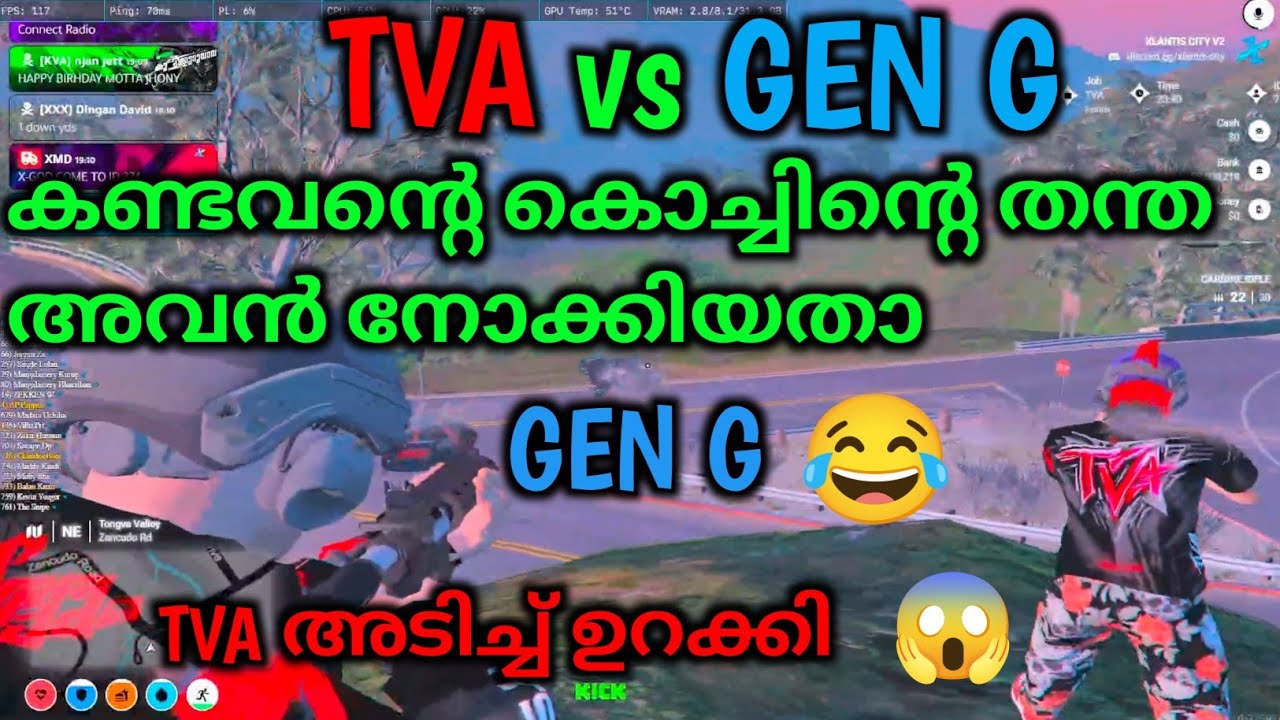 TVA vs GEN G SITUATION #eaglegaming #tva #gta #rp #kva 