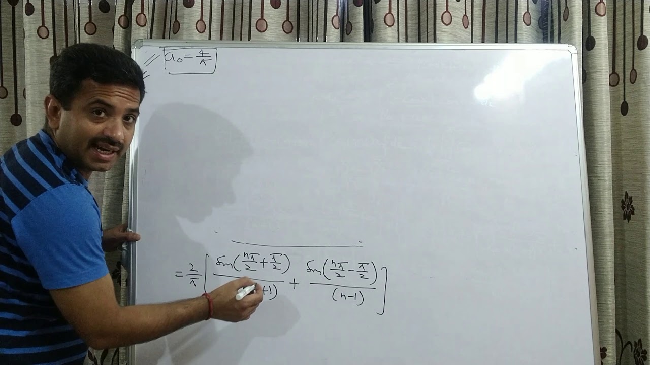 Fourier Series - 4 (Fourier series of |cosx|)