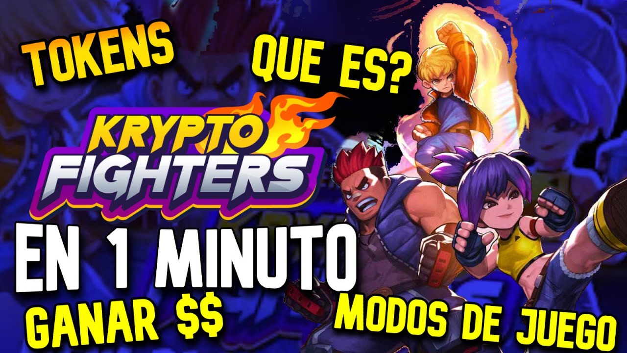 💥JUEGOS NFT EN 1 MINUTO💥: C&Oacute;MO GANAR DINERO CON KRYPTO FIGHTERS