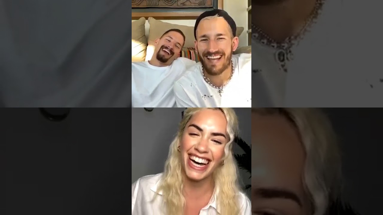 Vivo en Instagram - Mau y Ricky junto a Lali (22/03/20)