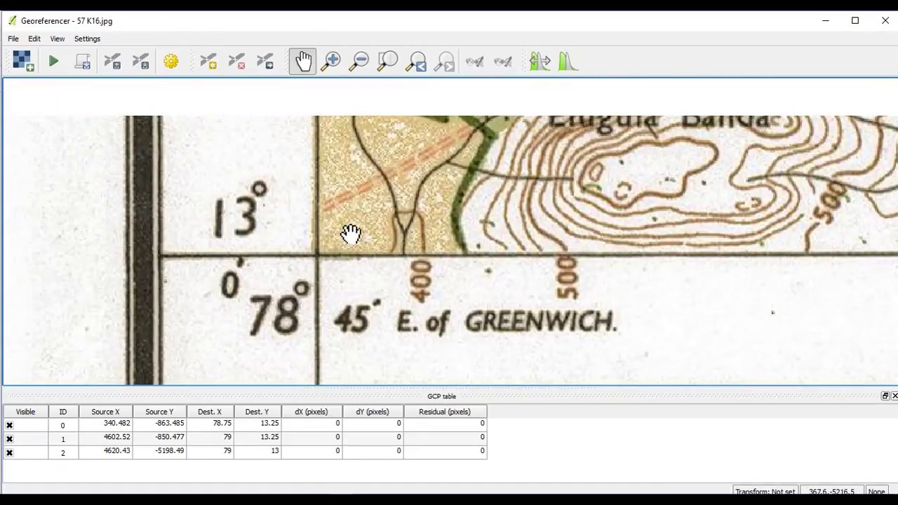 Georeference Scanned Topographic Map Using QGIS - Made Simple & Easier