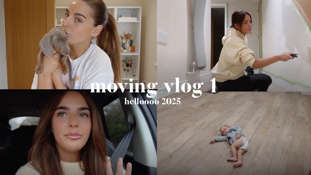 hiiiii 2025. moving vlog 1 🏡🤍