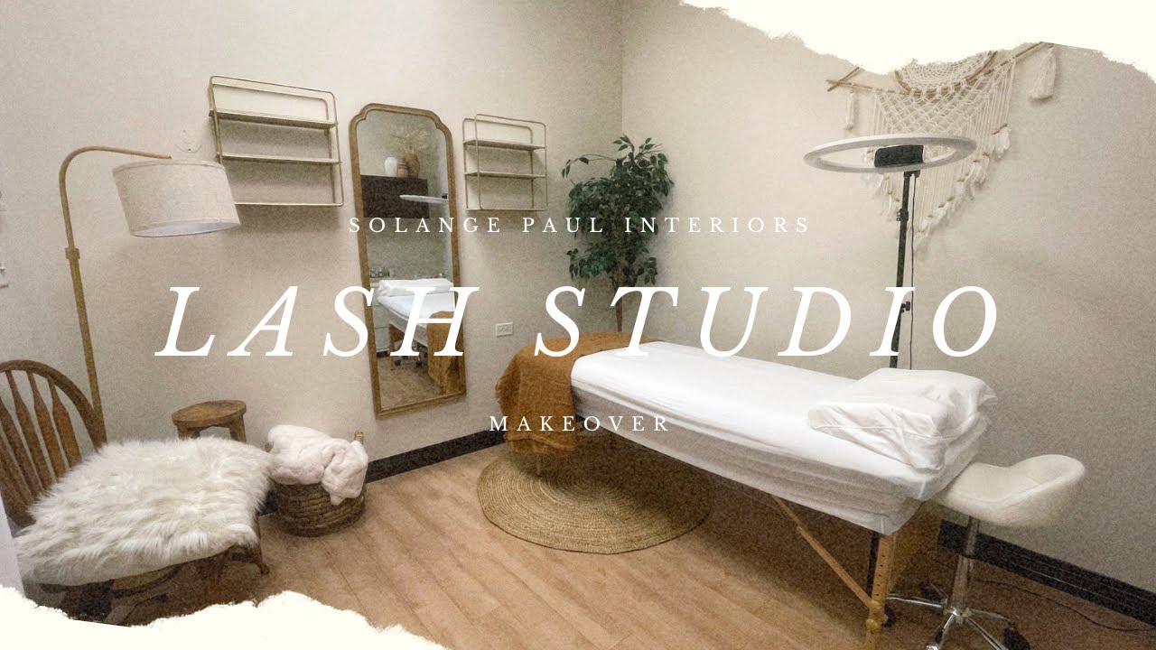 LASH STUDIO MAKEOVER | DECORATE WITH ME | LASH STUDIO DECORATING IDEAS