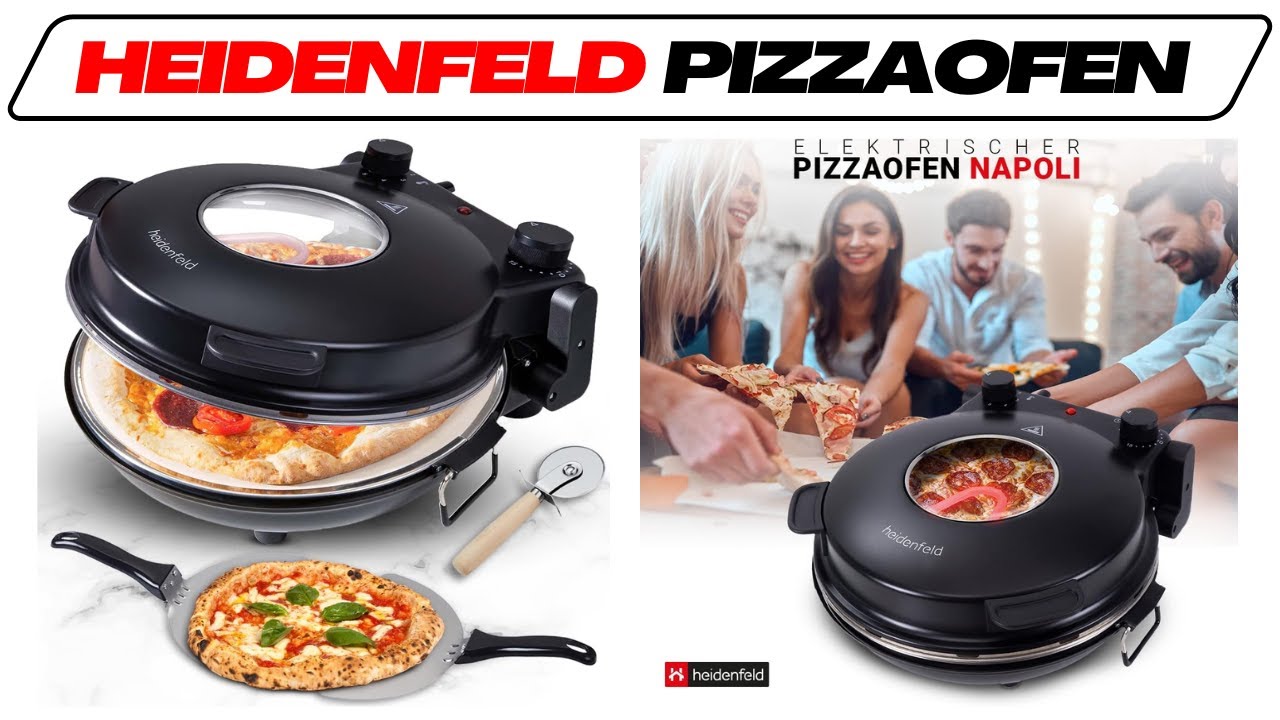 Heidenfeld Pizzaofen im Test Vergleich 🥇 Günstiger Pizzaofen für 55€