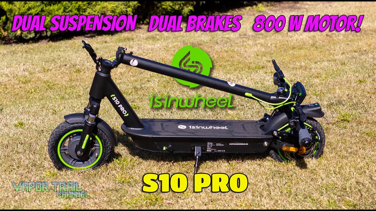 isinwheel S10 PRO eScooter - FASTEST / Most Comfortable In Class? 28mph Top Speed!